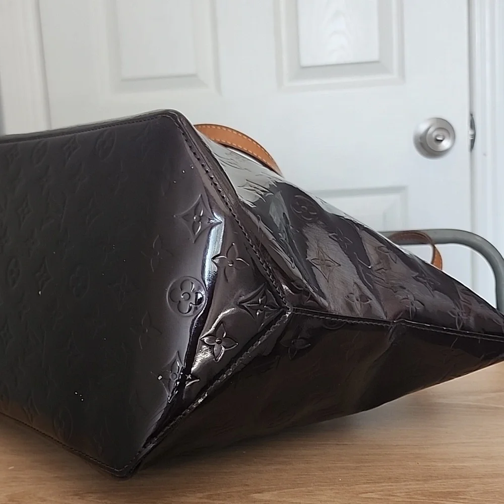 Louis Vuitton Monogram Vernis Bellevue GM Tote Bag in Amaranth Purple